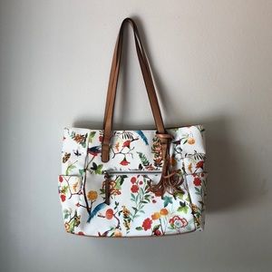Bueno Floral Bird Shoulder Bag
